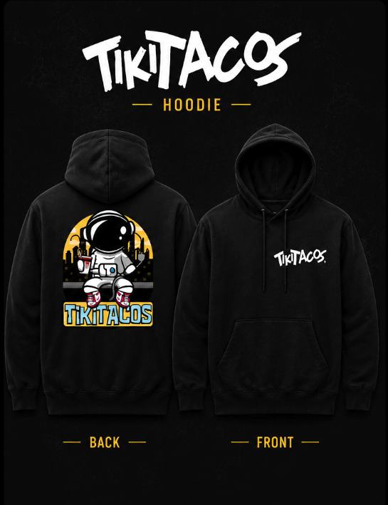 Tiki Tacos Astronaut Hoodie